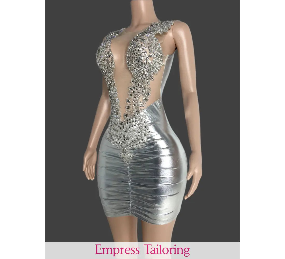 Brenda Design(Silver) Birthday Dress