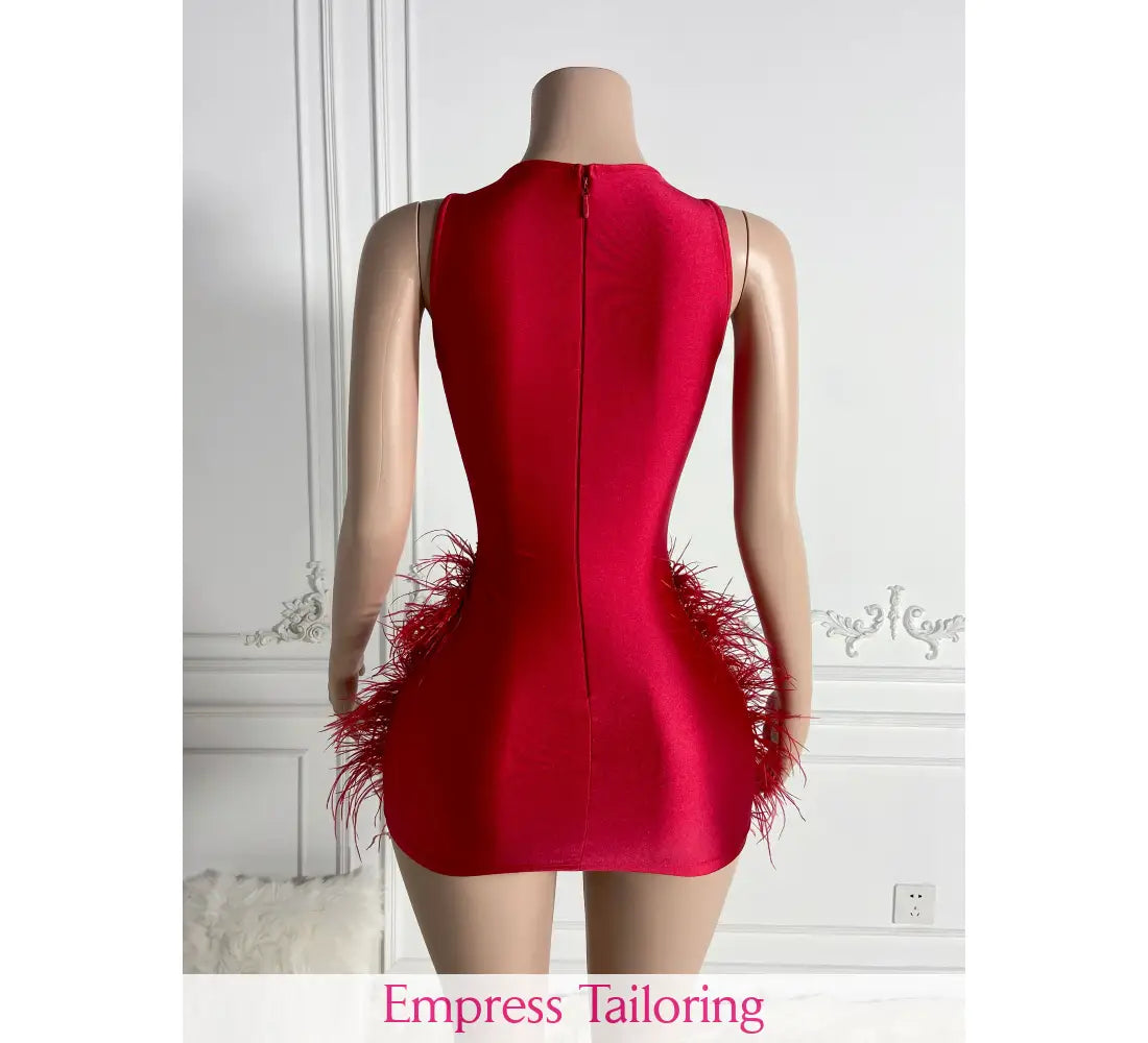 Chidima Birthday Dress(Red) Birthday Dress