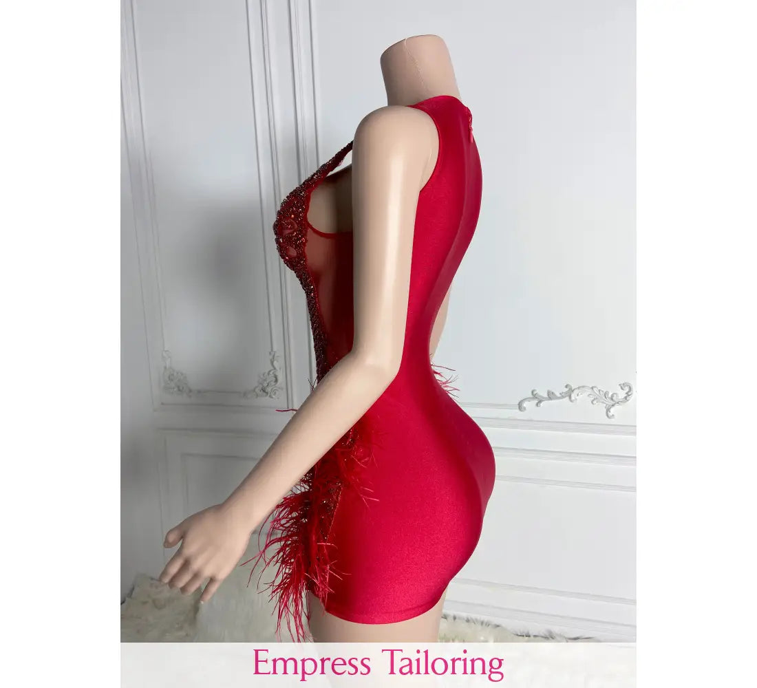 Chidima Birthday Dress(Red) Birthday Dress