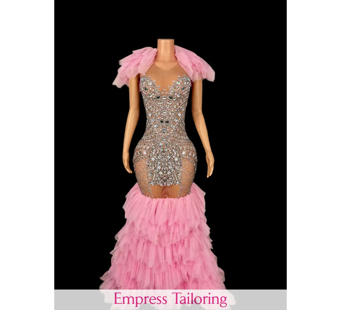 Cinderella Prom Gown(Pink) Custom/Plus Size Dress