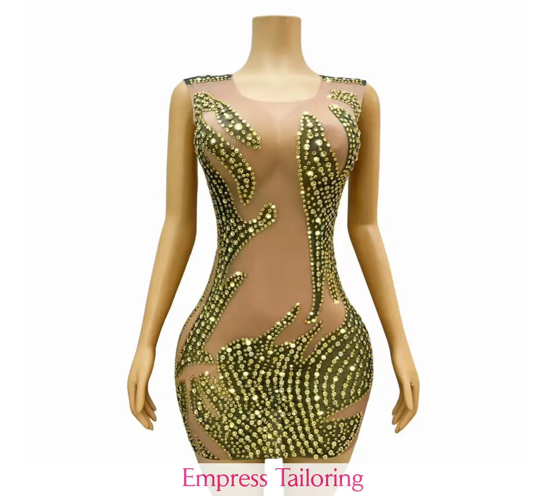 Heatwave Dress(Gold) S Formal Dress