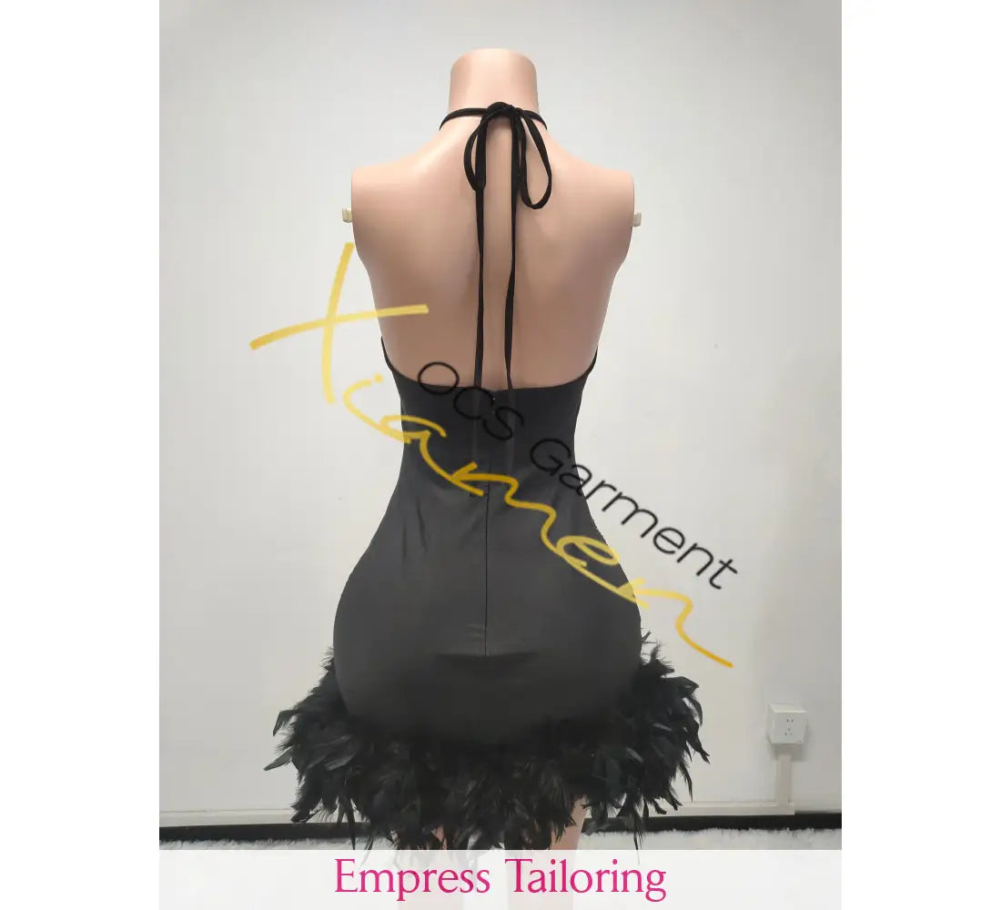 Lover Gal Design(Black) Birthday Dress