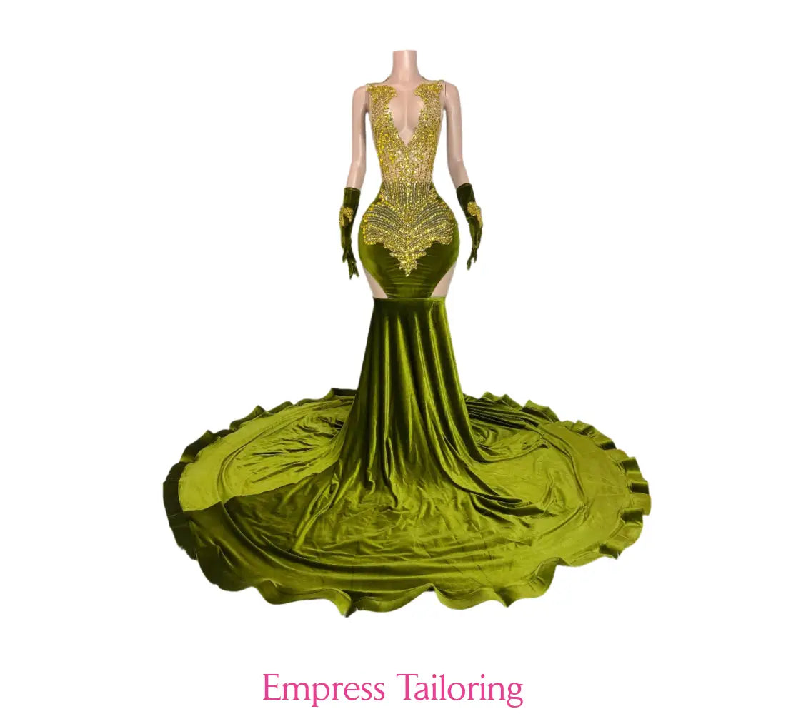 Olivia (Olive Green) Prom Dress